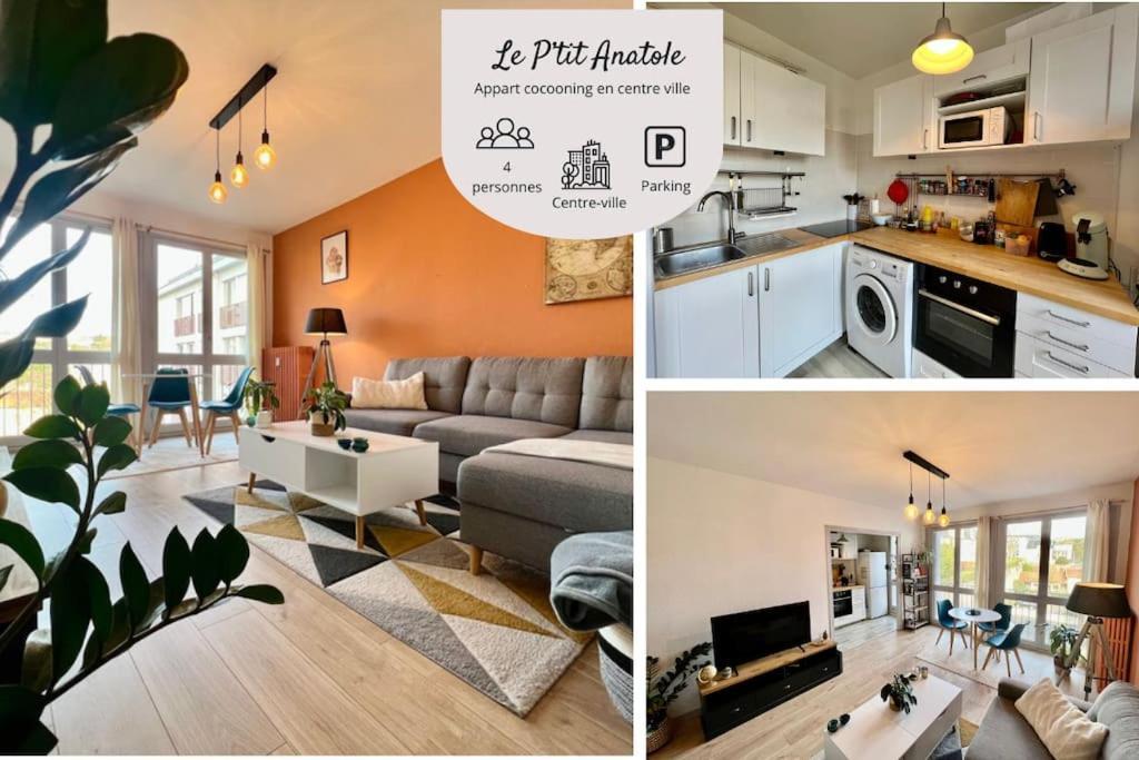 Appartement Le P'Tit Anatole - Joli T2 Avec Parking à Poitiers Extérieur photo
